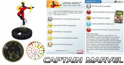 Heroclix Galactic Guardians 031 Captain Marvel