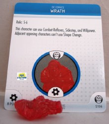 Heroclix Justice League Trinity War S106 Wrath