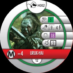 Heroclix Lord of the Rings H002 Uruk-Hai