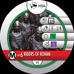 Heroclix Lord of the Rings H004 Riders of Rohan