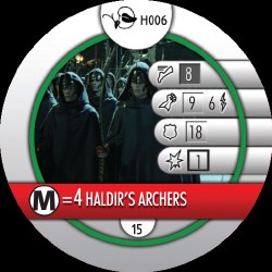 Heroclix Lord of the Rings H006 Haldir's Rangers