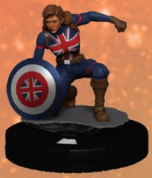 Heroclix Marvel Studios Disney 041a Captain Carter & s005 Carter's Sheild