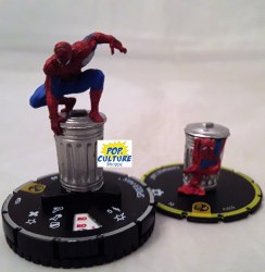 Heroclix Spider-Man Venom and Absolute Carnage 054 Spider-Man and s006 Garbage Can