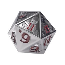Hellfire Club Metal D20 Die
