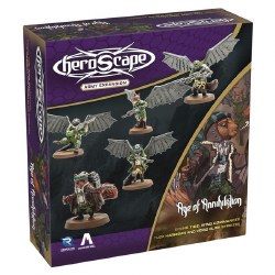 HeroScape Rising Tide Wing Commander Tuck Harrigan And Vorid Glide Staikers