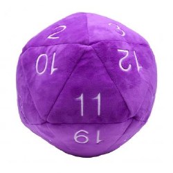 Ultra Pro: Jumbo d20 Plush - Purple