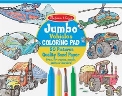 Jumbo Vehicles Coloring Pad