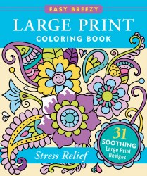 Easy Breezy Large Print Coloring Book