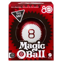 Magic 8 Ball Mattel 80th Ruby Red
