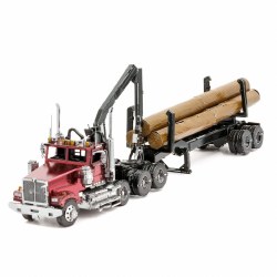 Metal Earth ICONX Western Star 4900SB Log Truck & Trailer