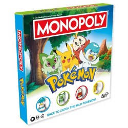 Monopoly: Pokemon- Race to Catch the Wild Pokemon!