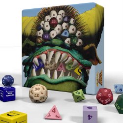 Monty Python's Cocurricular Mediaeval Reenactment Programme: A Role-Playing Game - Black Beast Dice Set