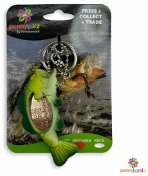 PennyPalz Keychain: Largemouth Bass