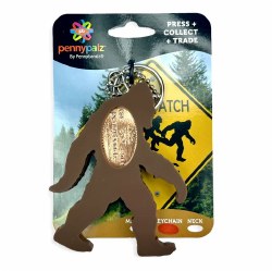 PennyPalz Keychain: Sasquatch