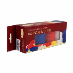 Poker Chips - 100 Plastic