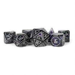 Poly Dice 7-Set: 16mm Framed Void