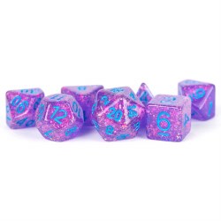 Polyhedral 7-die set: Flash Purple