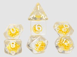Poly Dice 7-Set: Fruit Slice- Lemon