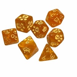 Steve Jackson Kitten Polyhedral 7-die Set