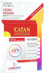 Gamegenic 60 Catan Matte Card Sleeves