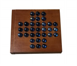 Solitaire: Wood with Marbles