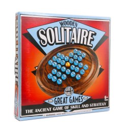 Wooden Solitaire Game