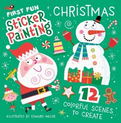 First Fun Sticker Painting: Christmas