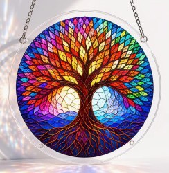 Suncatcher Jigsaw Puzzle: Tree of Life