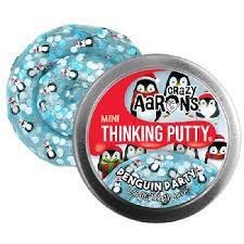 Thinking Putty: Mini Tin - Penguin Party