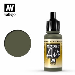 Vallejo Model Air: A-24 Camoflage Green 17mL