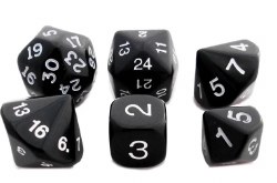 Who Knew? Dice Set: Black