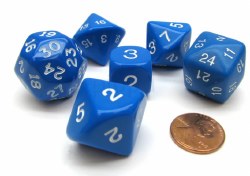 Who Knew? Dice Set: Blue