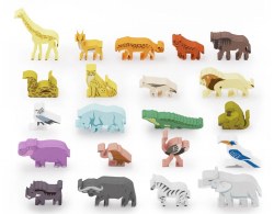 Wild Serengeti: Meeple Set