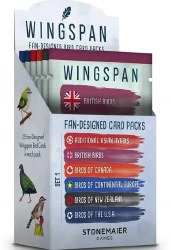 Wingspan Fan-Designed Card Packs - Set 1 Full Display