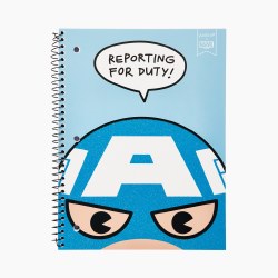 Yoobi Spiral Notebook: Avengers Reporting for Duty