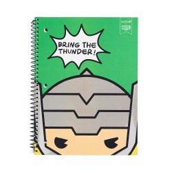 Yoobi Spiral Notebook: Thor