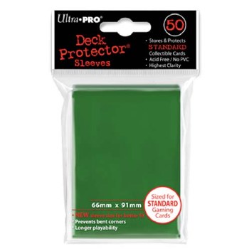 Ultra Pro Sleeves: 50 Green