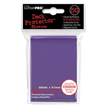 Ultra Pro Sleeves: 50 Purple