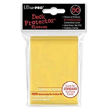 Ultra Pro Sleeves: 50 Yellow