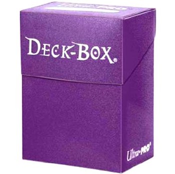 Ultra Pro Plastic Deck Box - Purple