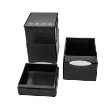 Satin Tower Boombox Deck Box - Black