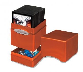 Ultra Pro Satin Tower Deck Box - Metallic: Pumpkin