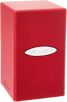 Ultra Pro Satin Tower Deck Box - Red