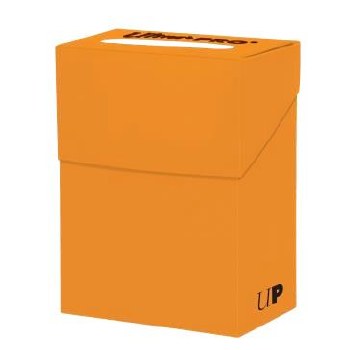 Ultra Pro Plastic Deck Box - Solid Orange
