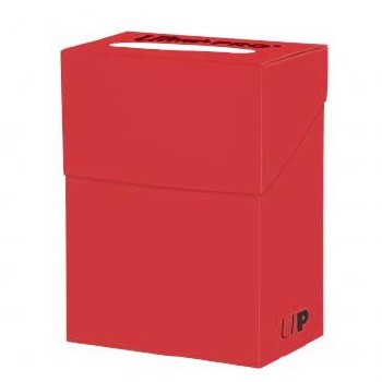 Ultra Pro Plastic Deck Box - Solid Red