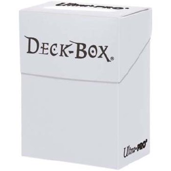 Ultra Pro Plastic Deck Box - White