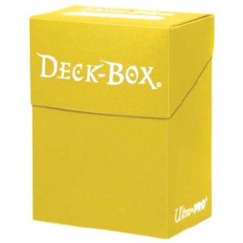 Ultra Pro Plastic Deck Box - Yellow