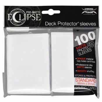 Ultra Pro Sleeves: 100 Eclipse White