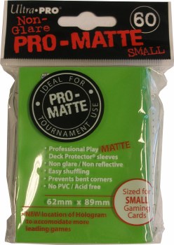 Ultra Pro Sleeves: 50 Pro-Matte Lime Green