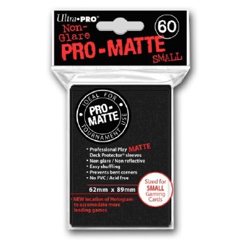 Ultra Pro Sleeves: 50 Pro-Matte Black